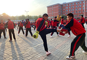 少林文武学校武术训练
